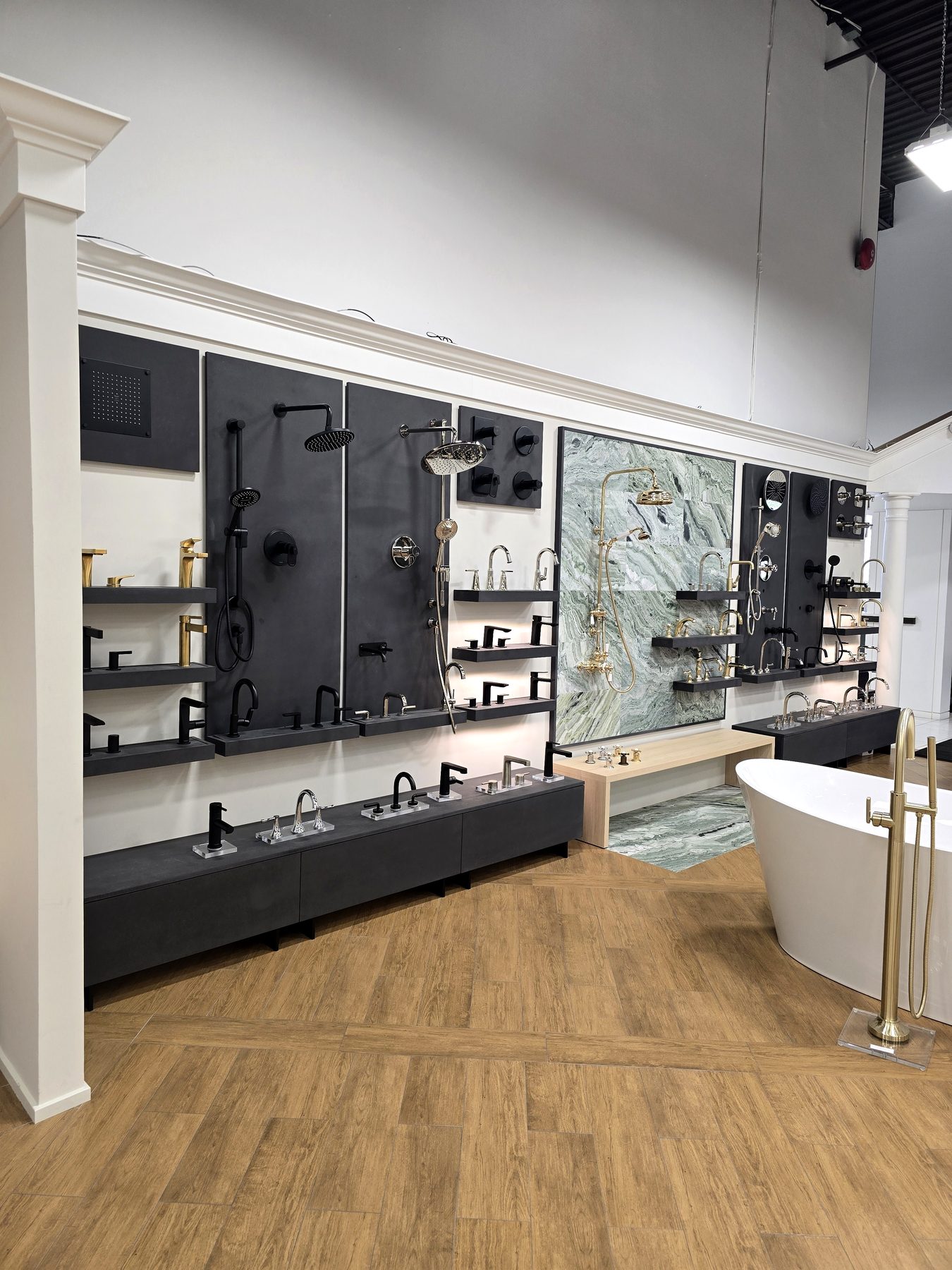 Main hall of the redesigned Cesario & Co. showroom
